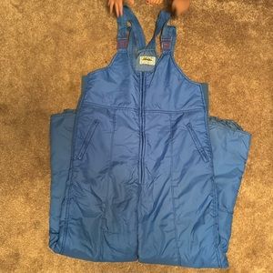 Unisex waterproof snow/ski bibs. Size medium